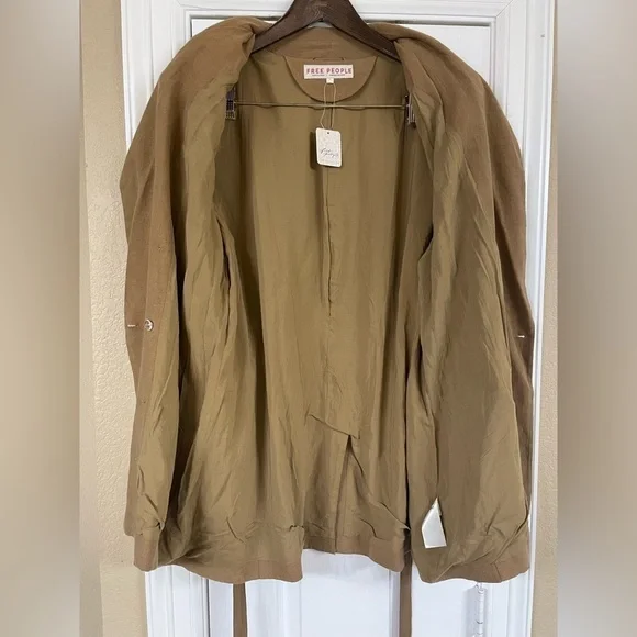 FREE PEOPLE Bronze Olivia Blazer